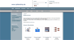 Desktop Screenshot of optikershop.de