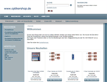 Tablet Screenshot of optikershop.de